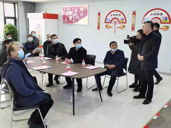 山西省民政厅副厅长琚李梅视察威客电竞山西运城项目地